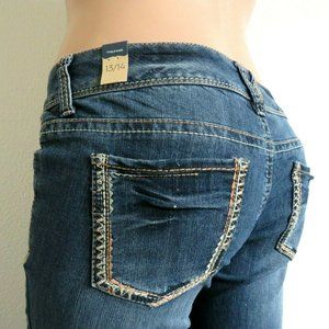 Maurices Jeans Denim Flex Capri Cropped Plus Size 13/14 NWT